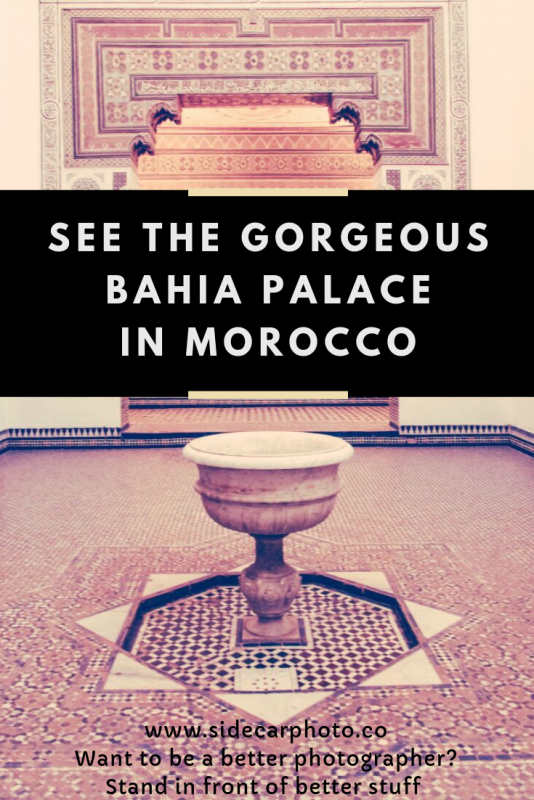 Bahia Palace in Marrakesh